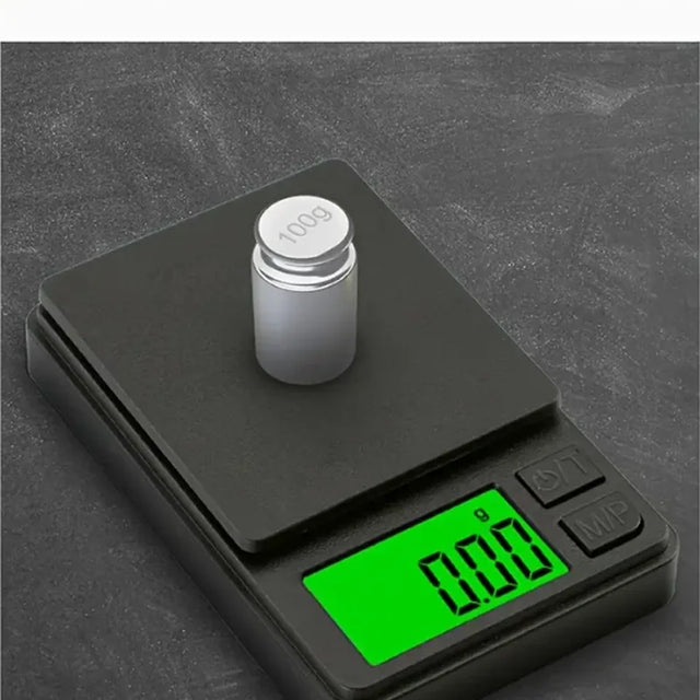 Precision Scale 1000g X 0.01g - Digital Gram Food Ounces/Grains - Mini Scale for Travel