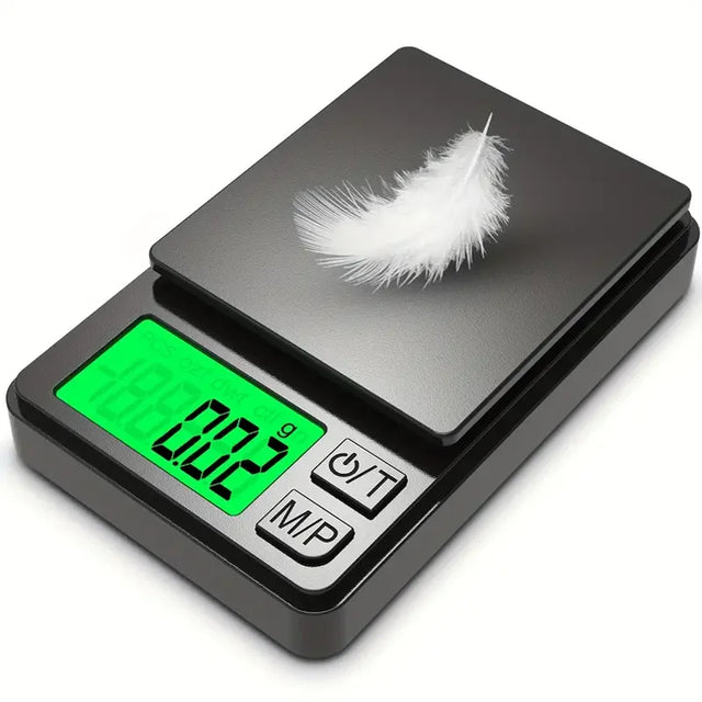 Precision Scale 1000g X 0.01g - Digital Gram Food Ounces/Grains - Mini Scale for Travel