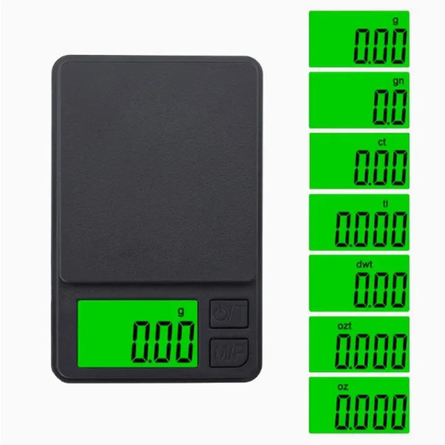 Precision Scale 1000g X 0.01g - Digital Gram Food Ounces/Grains - Mini Scale for Travel